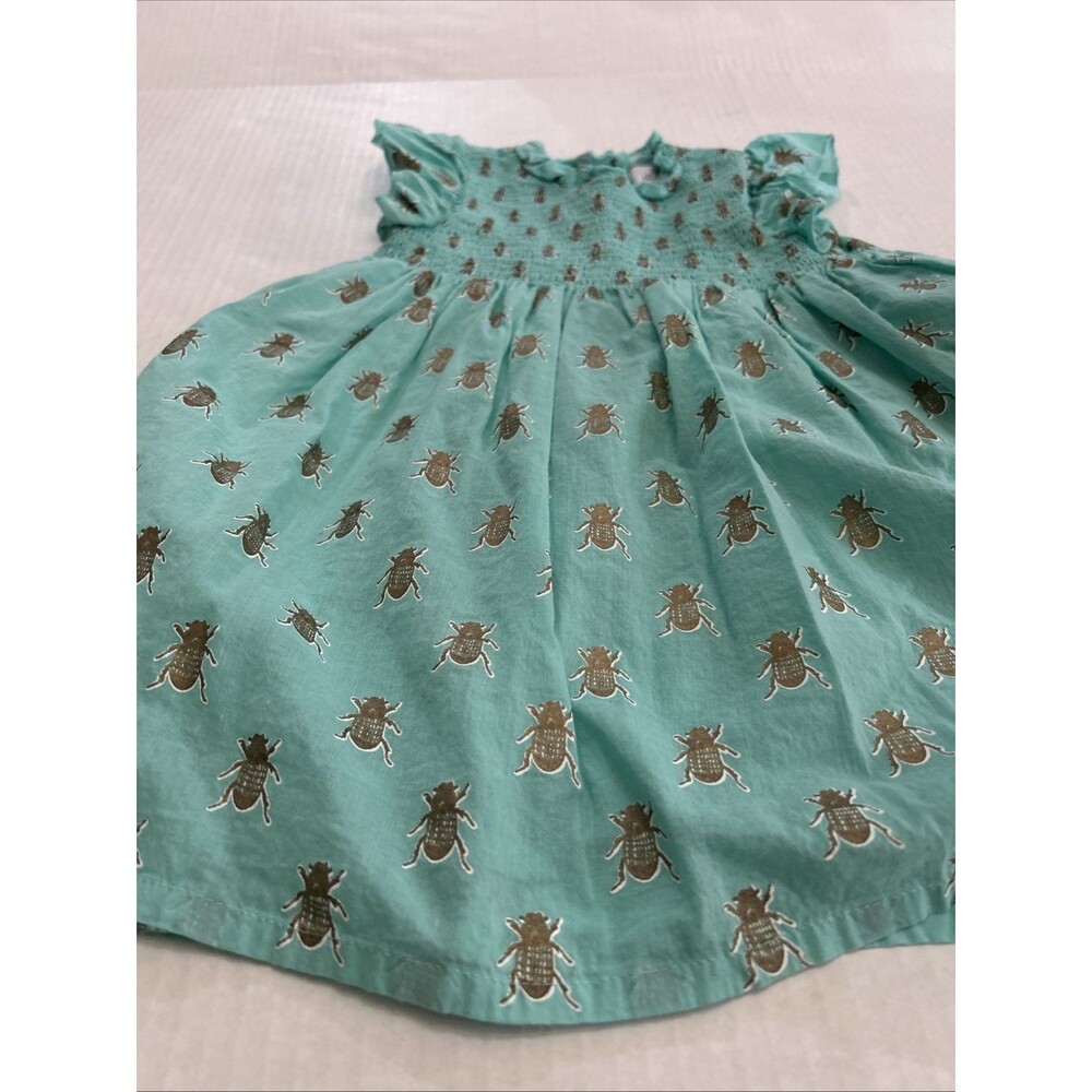 Ella Gray Goldbug Dress Girl’s Size Small 100% Cotton